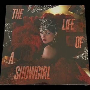 Taylor Swift The Life Of A Showgirl Lipstick & Lace Vinyl Tiny Bubbles Champagne
